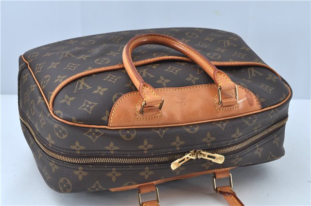 Authentic Louis Vuitton Monogram Deauville Hand Bag M47270 LV J6201