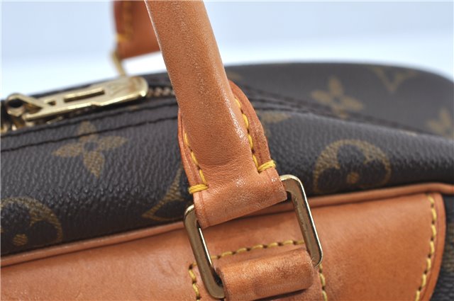 Authentic Louis Vuitton Monogram Deauville Hand Bag M47270 LV J6201