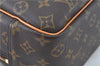 Authentic Louis Vuitton Monogram Deauville Hand Bag M47270 LV J6201