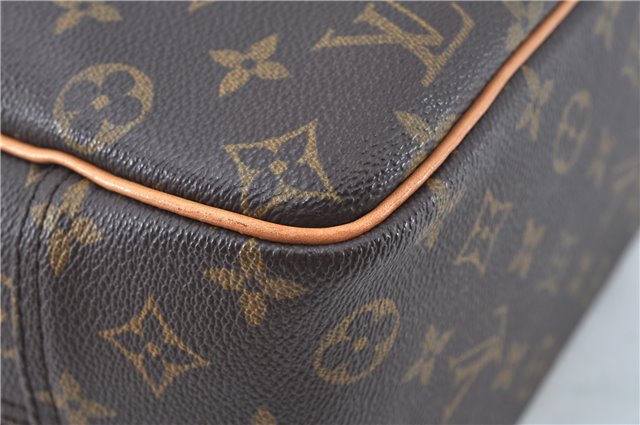 Authentic Louis Vuitton Monogram Deauville Hand Bag M47270 LV J6201