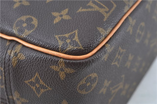Authentic Louis Vuitton Monogram Deauville Hand Bag M47270 LV J6201