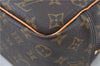 Authentic Louis Vuitton Monogram Deauville Hand Bag M47270 LV J6201