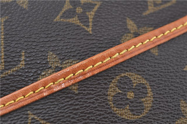 Authentic Louis Vuitton Monogram Deauville Hand Bag M47270 LV J6201