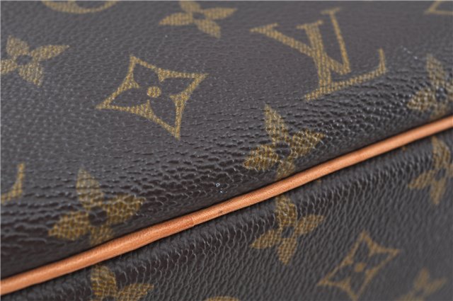 Authentic Louis Vuitton Monogram Deauville Hand Bag M47270 LV J6201