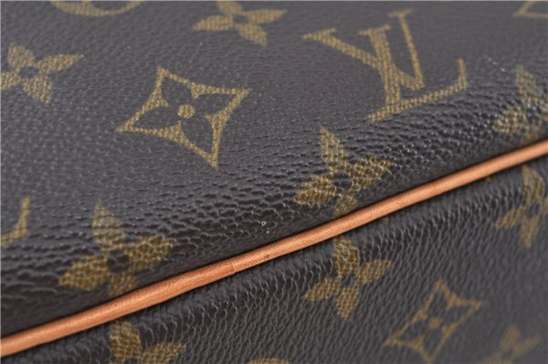 Authentic Louis Vuitton Monogram Deauville Hand Bag M47270 LV J6201