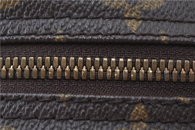 Authentic Louis Vuitton Monogram Deauville Hand Bag M47270 LV J6201