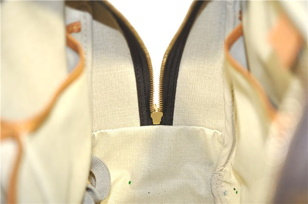 Authentic Louis Vuitton Monogram Deauville Hand Bag M47270 LV J6201