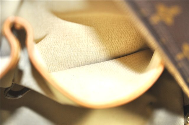 Authentic Louis Vuitton Monogram Deauville Hand Bag M47270 LV J6201