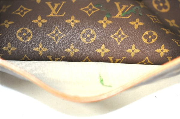 Authentic Louis Vuitton Monogram Deauville Hand Bag M47270 LV J6201