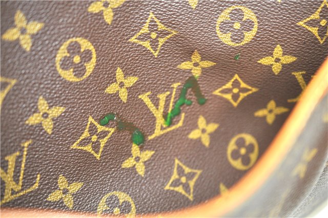 Authentic Louis Vuitton Monogram Deauville Hand Bag M47270 LV J6201