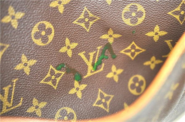 Authentic Louis Vuitton Monogram Deauville Hand Bag M47270 LV J6201