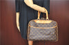 Authentic Louis Vuitton Monogram Deauville Hand Bag M47270 LV J6201