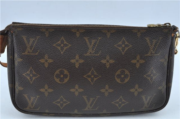 Authentic Louis Vuitton Monogram Pochette Accessoires Pouch M51980 LV J6202