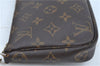 Authentic Louis Vuitton Monogram Pochette Accessoires Pouch M51980 LV J6202