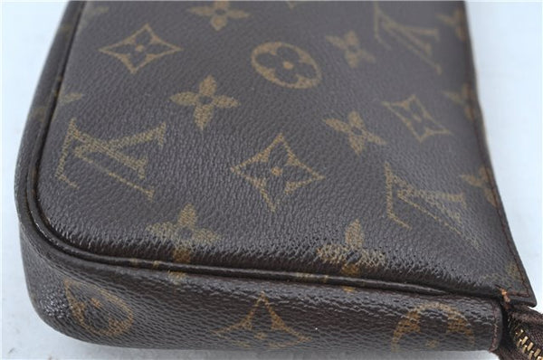 Authentic Louis Vuitton Monogram Pochette Accessoires Pouch M51980 LV J6202