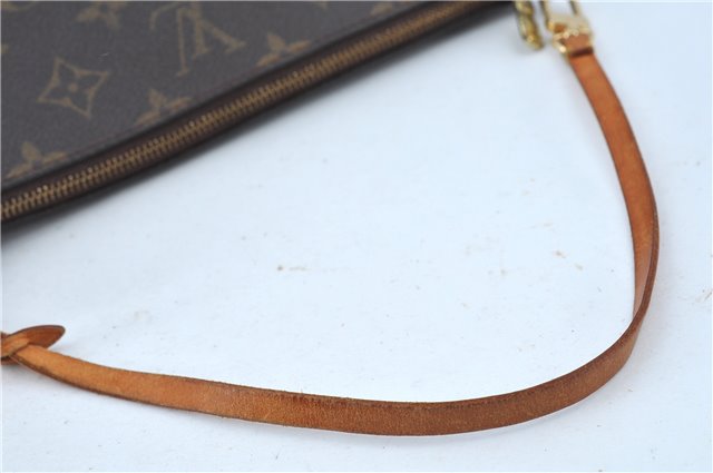 Authentic Louis Vuitton Monogram Pochette Accessoires Pouch M51980 LV J6202