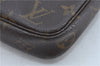Authentic Louis Vuitton Monogram Pochette Accessoires Pouch M51980 LV J6202