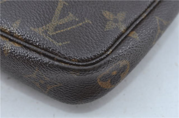 Authentic Louis Vuitton Monogram Pochette Accessoires Pouch M51980 LV J6202