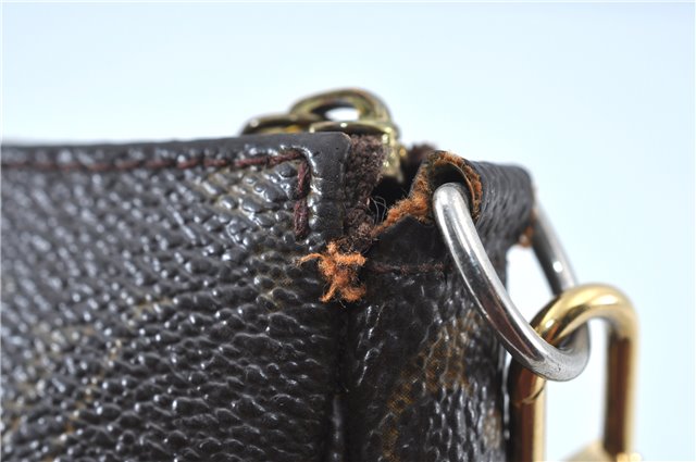 Authentic Louis Vuitton Monogram Pochette Accessoires Pouch M51980 LV J6202