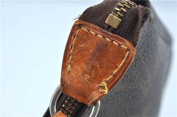 Authentic Louis Vuitton Monogram Pochette Accessoires Pouch M51980 LV J6202