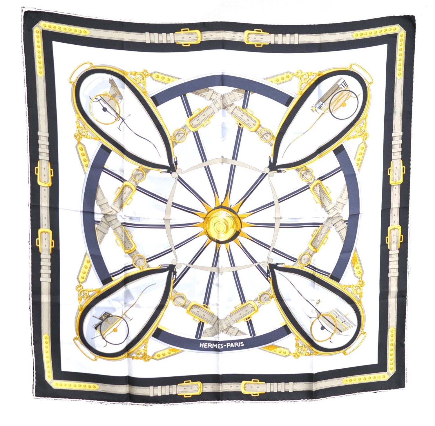 Authentic HERMES Carre 90 Scarf 