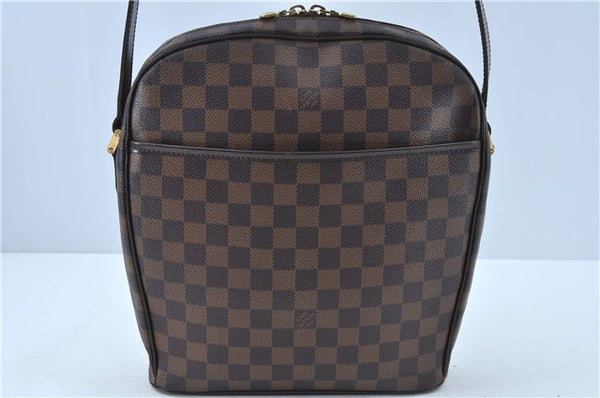 Authentic Louis Vuitton Damier Ipanema GM Shoulder Cross Bag N51292 LV J6209
