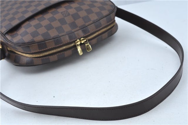 Authentic Louis Vuitton Damier Ipanema GM Shoulder Cross Bag N51292 LV J6209