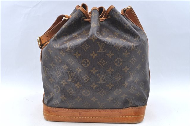 Authentic Louis Vuitton Monogram Noe Shoulder Drawstring Bag M42224 LV J6234