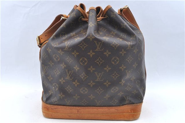 Authentic Louis Vuitton Monogram Noe Shoulder Drawstring Bag M42224 LV J6234