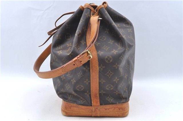 Authentic Louis Vuitton Monogram Noe Shoulder Drawstring Bag M42224 LV J6234