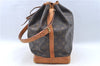 Authentic Louis Vuitton Monogram Noe Shoulder Drawstring Bag M42224 LV J6234