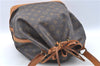 Authentic Louis Vuitton Monogram Noe Shoulder Drawstring Bag M42224 LV J6234