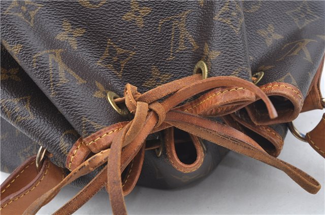 Authentic Louis Vuitton Monogram Noe Shoulder Drawstring Bag M42224 LV J6234