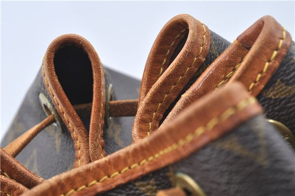 Authentic Louis Vuitton Monogram Noe Shoulder Drawstring Bag M42224 LV J6234