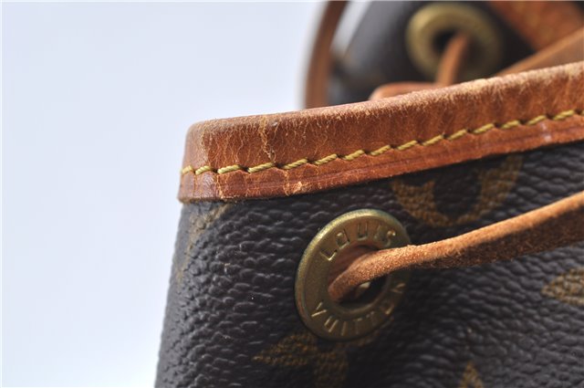 Authentic Louis Vuitton Monogram Noe Shoulder Drawstring Bag M42224 LV J6234