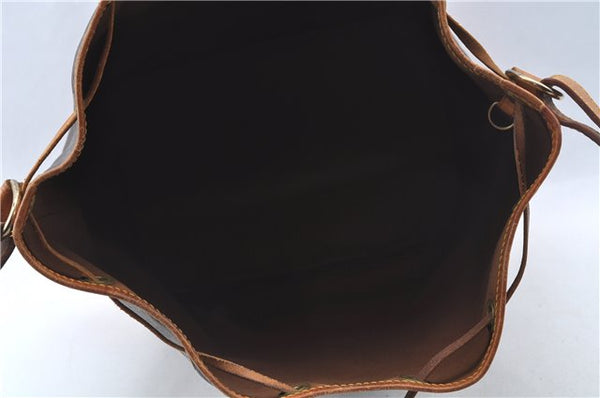 Authentic Louis Vuitton Monogram Noe Shoulder Drawstring Bag M42224 LV J6234