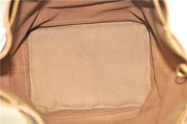 Authentic Louis Vuitton Monogram Noe Shoulder Drawstring Bag M42224 LV J6234