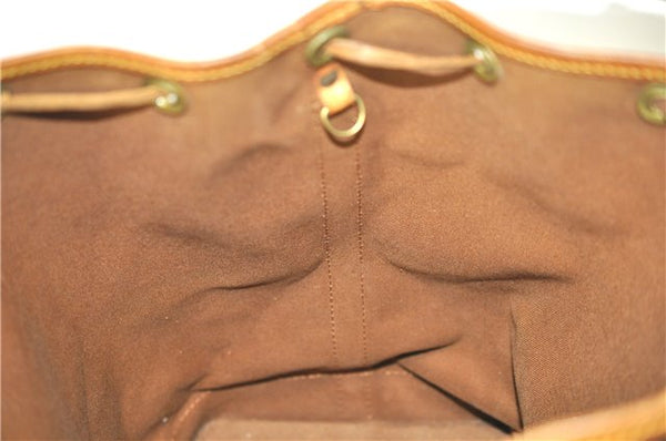 Authentic Louis Vuitton Monogram Noe Shoulder Drawstring Bag M42224 LV J6234