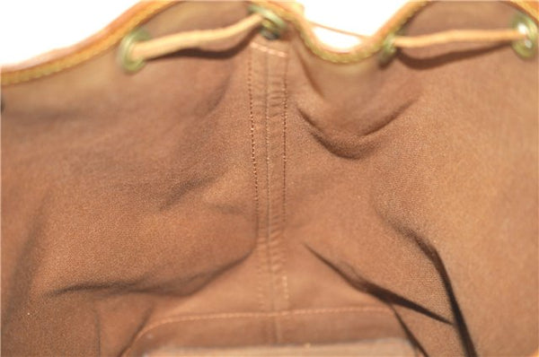 Authentic Louis Vuitton Monogram Noe Shoulder Drawstring Bag M42224 LV J6234