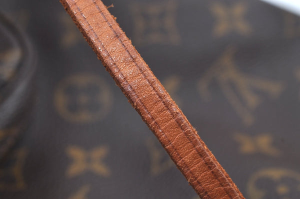 Authentic Louis Vuitton Monogram Montsouris MM Backpack M51136 LV J6239