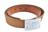 Authentic Louis Vuitton Ceinture Jeans Belt Size 110cm 40" Beige M6815 LV J6244