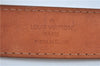 Authentic Louis Vuitton Ceinture Jeans Belt Size 110cm 40" Beige M6815 LV J6244