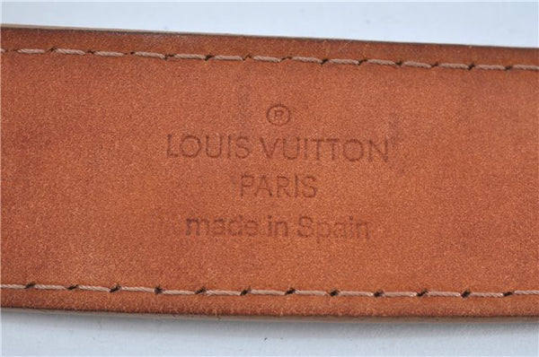 Authentic Louis Vuitton Ceinture Jeans Belt Size 110cm 40" Beige M6815 LV J6244