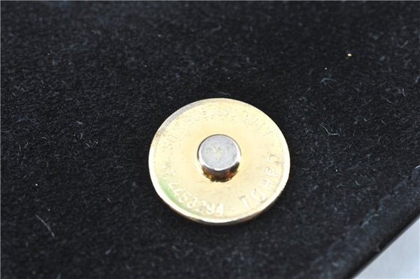 Authentic GUCCI Shoulder Cross Body Bag Purse Enamel Black J6280