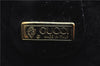 Authentic GUCCI Shoulder Cross Body Bag Purse Enamel Black J6280