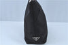 Authentic PRADA Nylon Tessuto Leather Shoulder Hand Bag Purse Black J6294