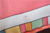 Authentic HERMES Carre 90 Scarf "24 Fbg Paris France" Silk Pink Box J6295