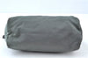 Authentic PRADA Sports Polyester Clutc Bag Purse Gray J6309