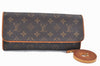 Authentic Louis Vuitton Monogram Pochette Twin GM Shoulder Bag M51852 LV J6313