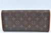 Authentic Louis Vuitton Monogram Pochette Twin GM Shoulder Bag M51852 LV J6313